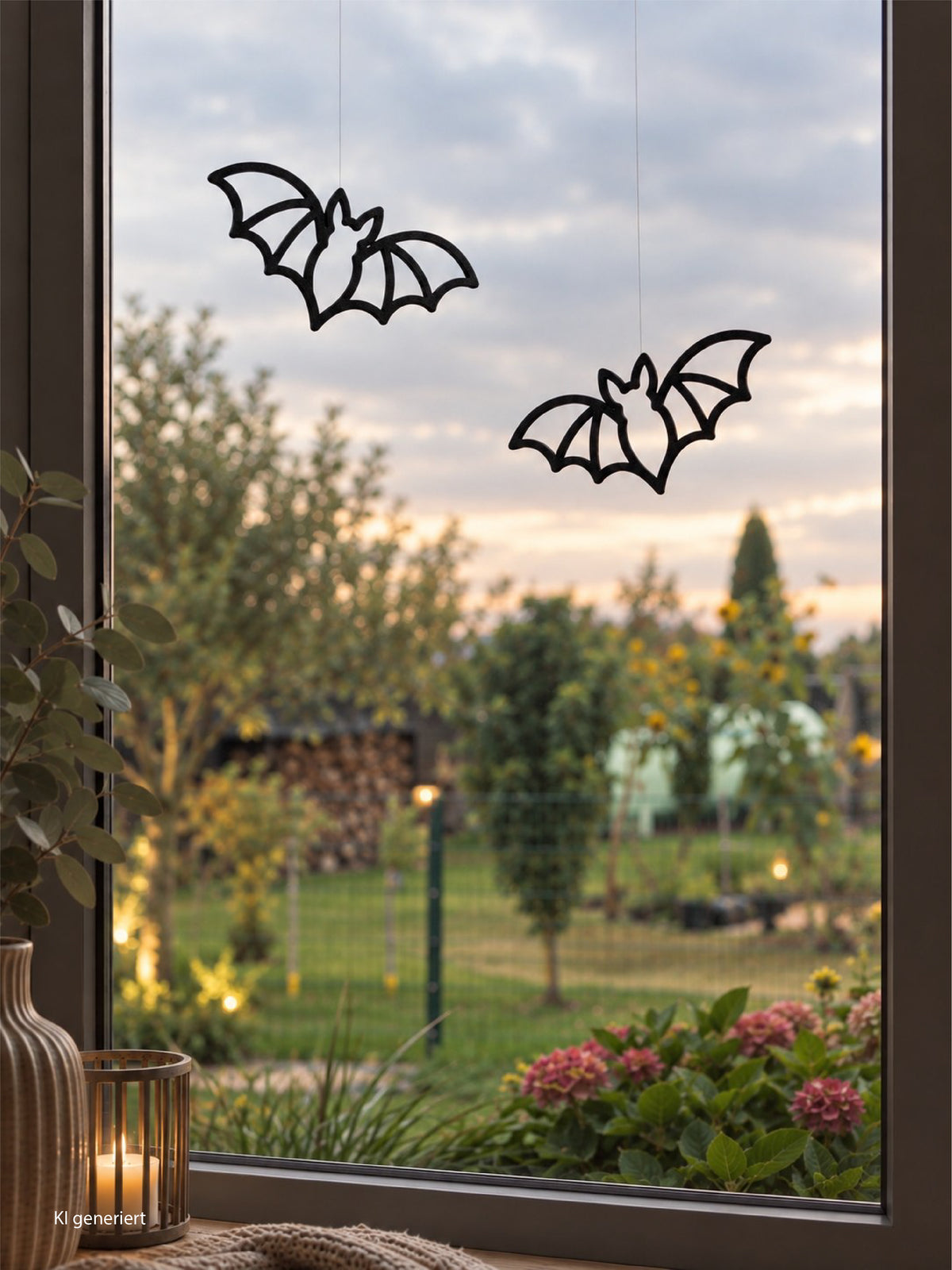 Fledermaus Anhänger, Halloween Deko