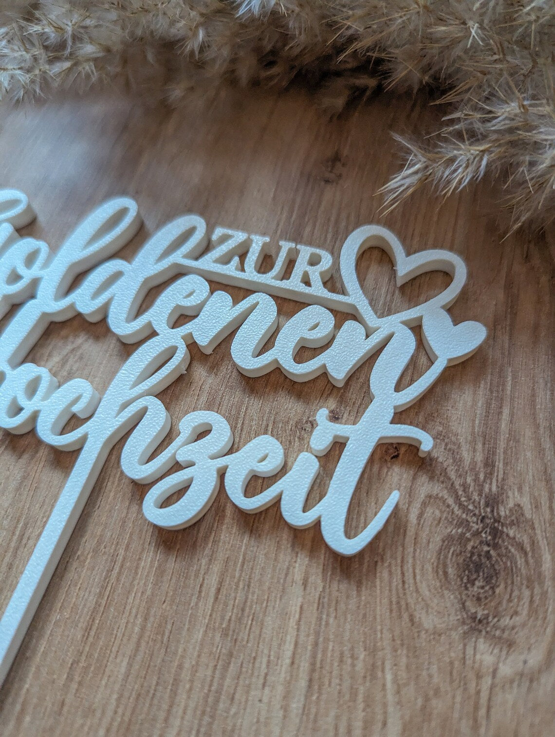 Cake Topper Goldene Hochzeit 50 Jahre Ehe