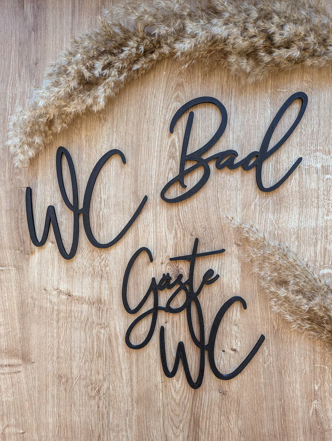 Türschilder für Bad, WC, Büro & Küche