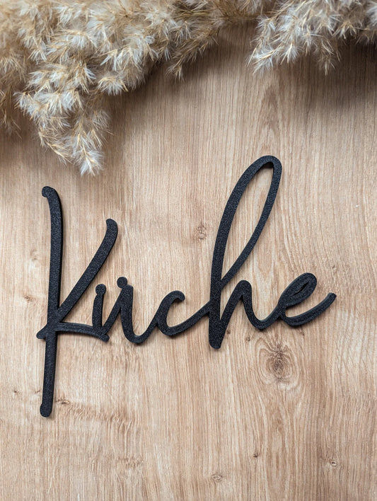 Türschild Küche, Schriftzug Küchentür