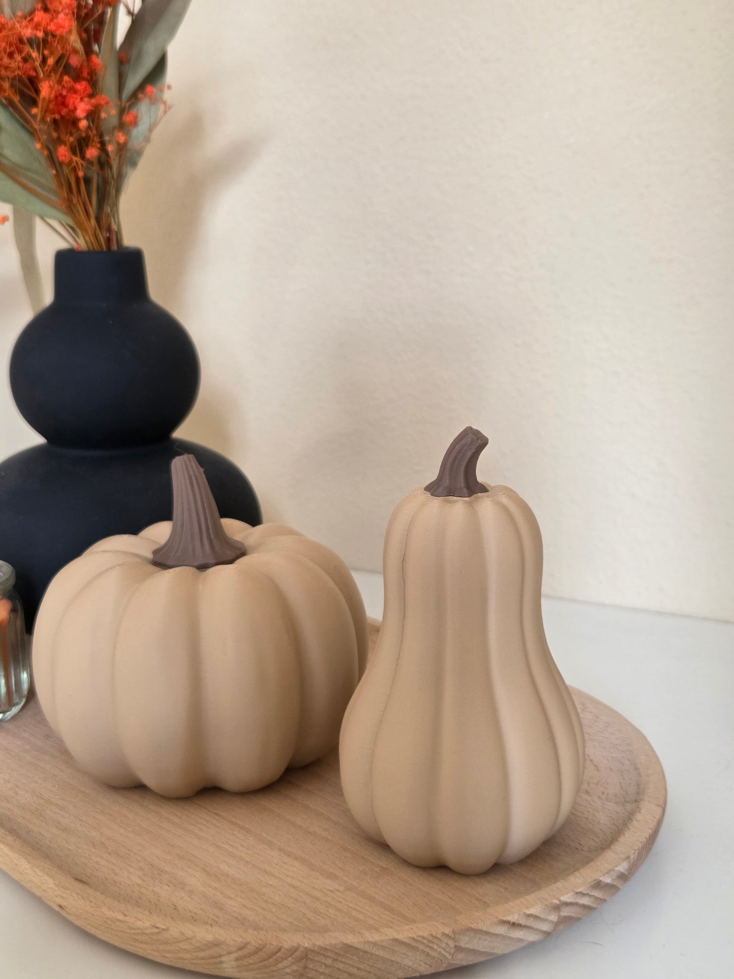 Herbstdeko Kürbis, Deko Kürbis modern, Deko Kürbis Set