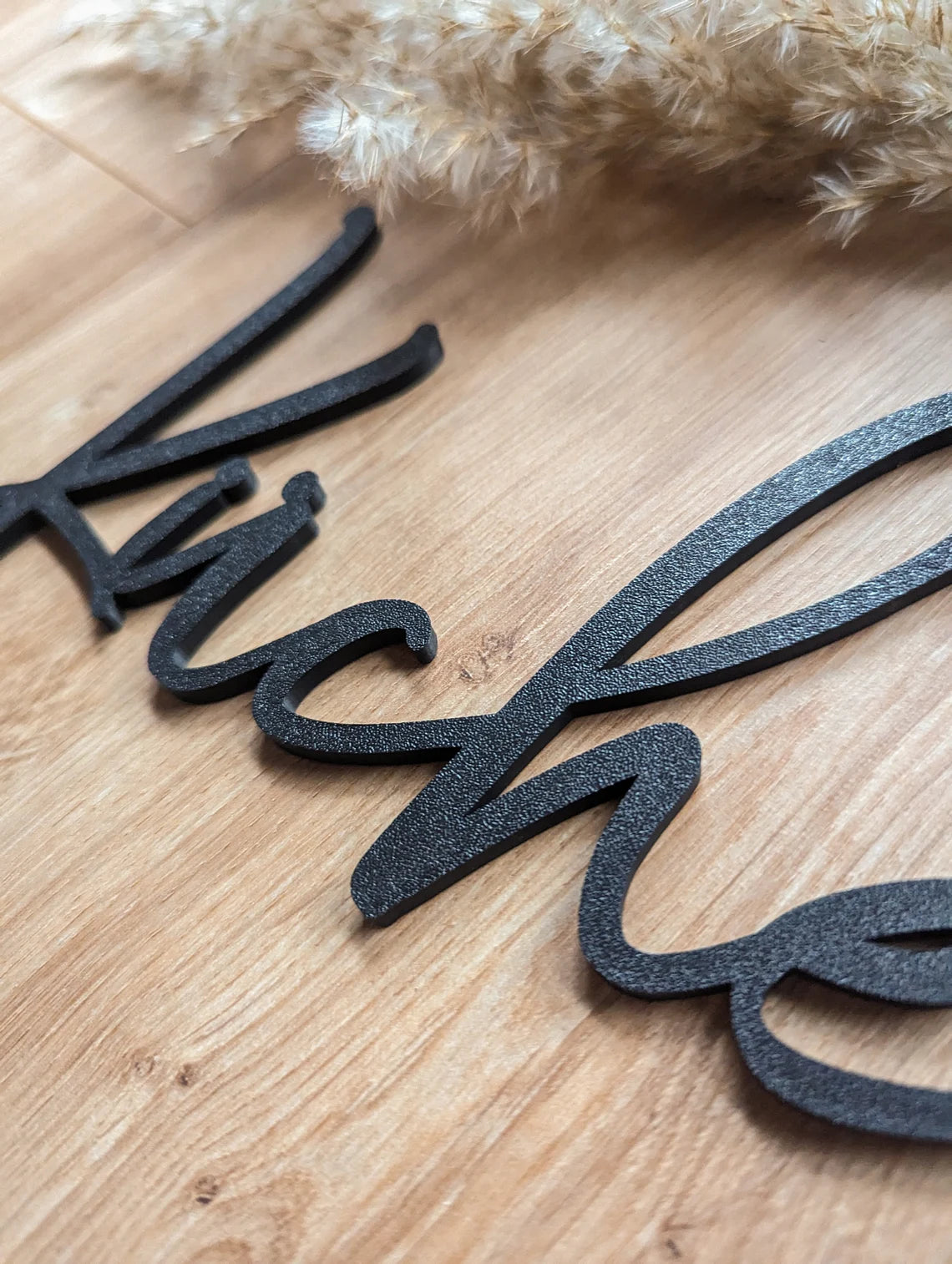 Türschild Küche, Schriftzug Küchentür