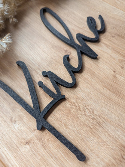 Türschild Küche, Schriftzug Küchentür