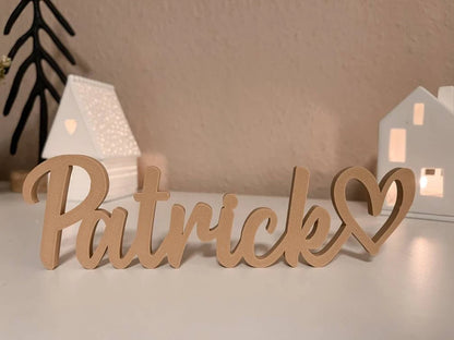 Türschild Kinderzimmer, Schriftzug zum Hinstellen