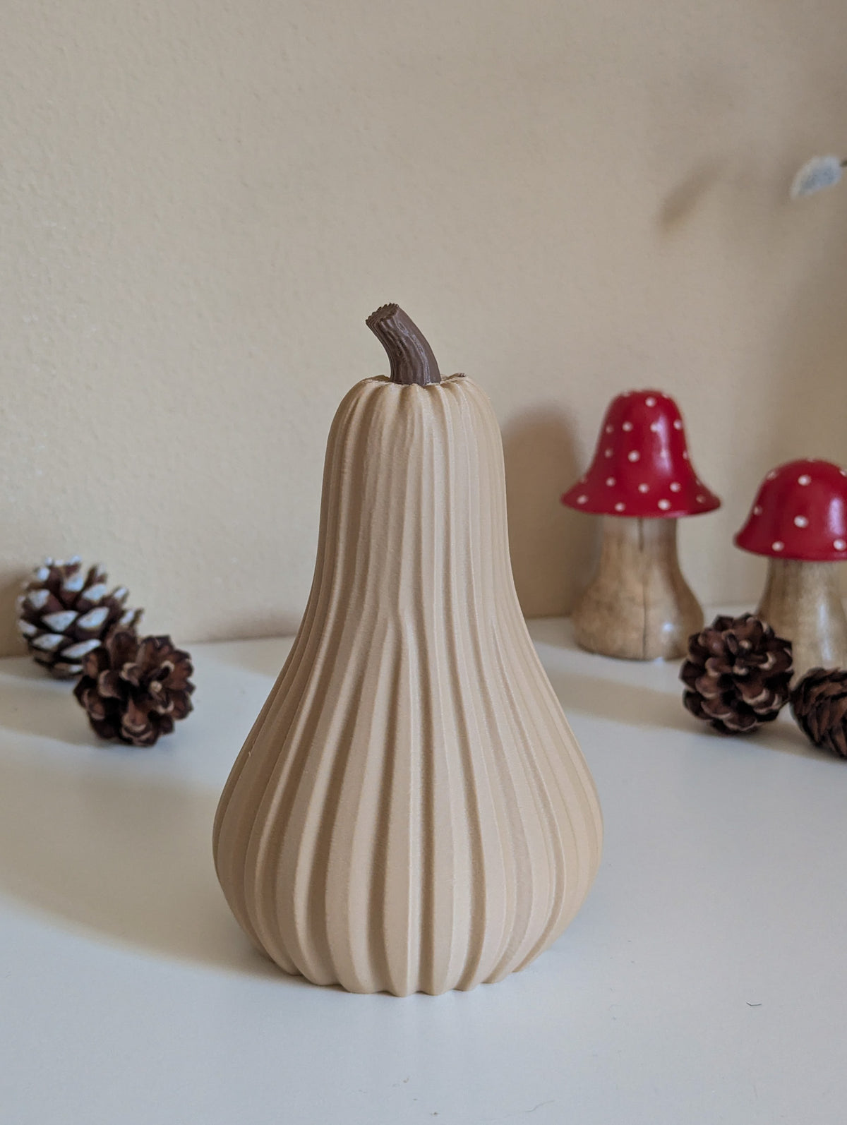 Herbstdeko Kürbis modern, Deko Kürbis Herbst, Butternut Kürbis