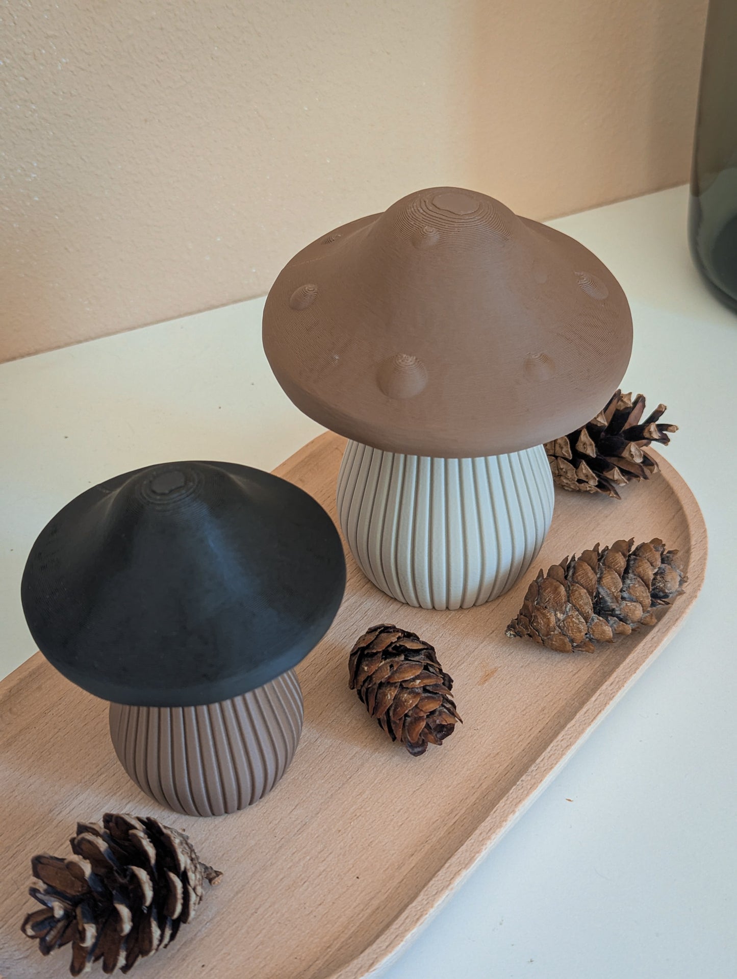 Deko Pilze 2er Set - moderne Herbstdeko