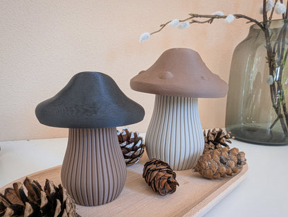 Deko Pilze 2er Set - moderne Herbstdeko