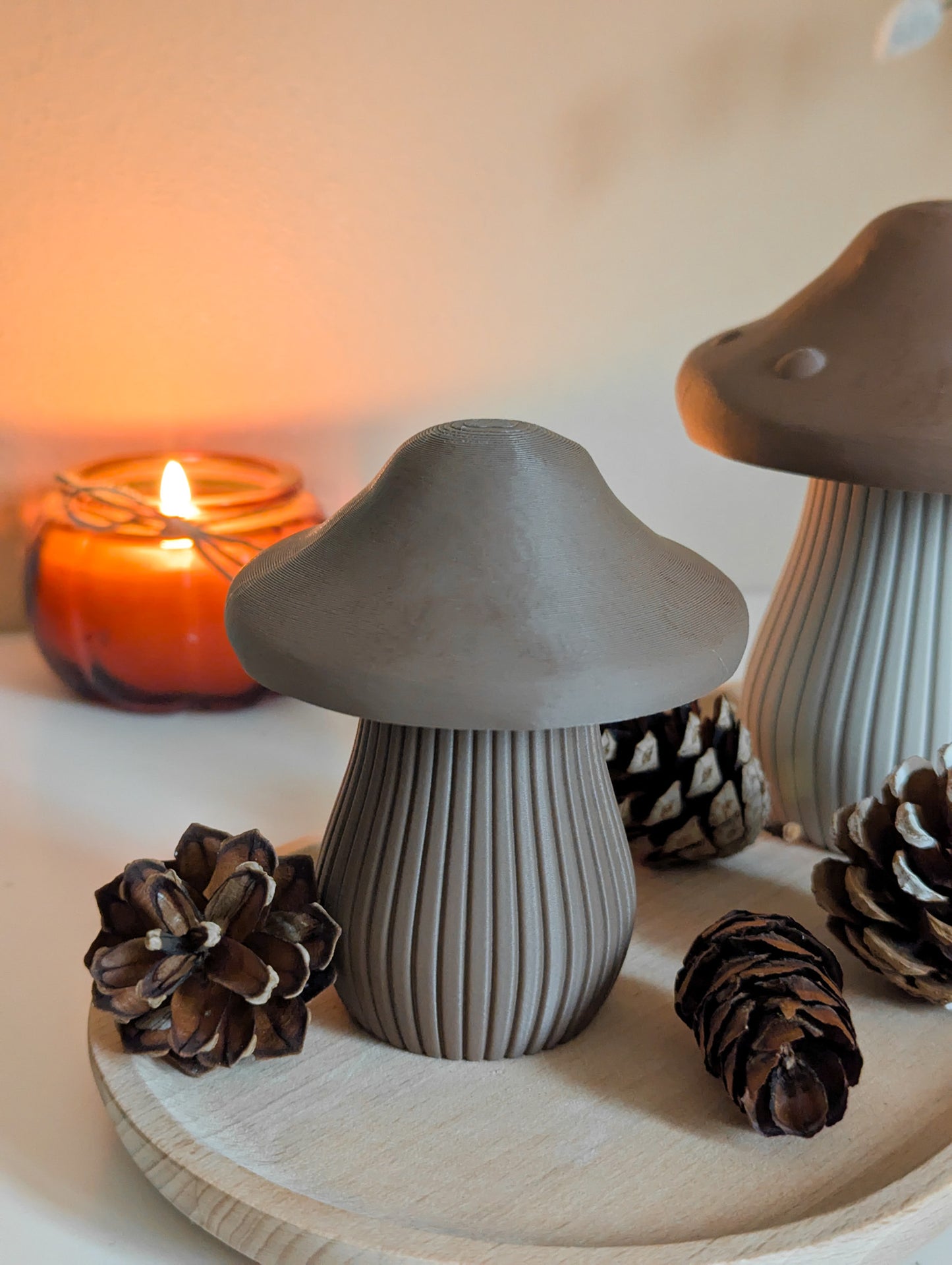 Deko Pilze 2er Set - moderne Herbstdeko