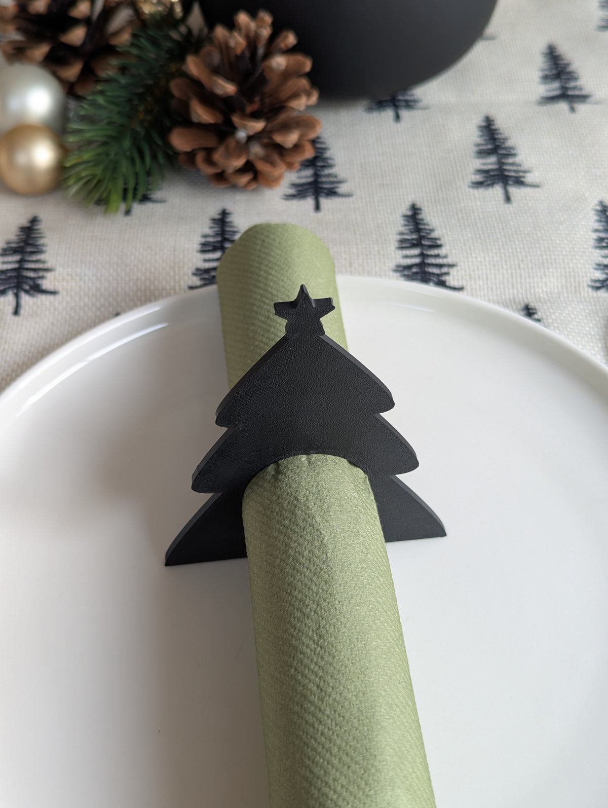 Serviettenring Weihnachten, Weihnachtsbaum Serviettenhalter