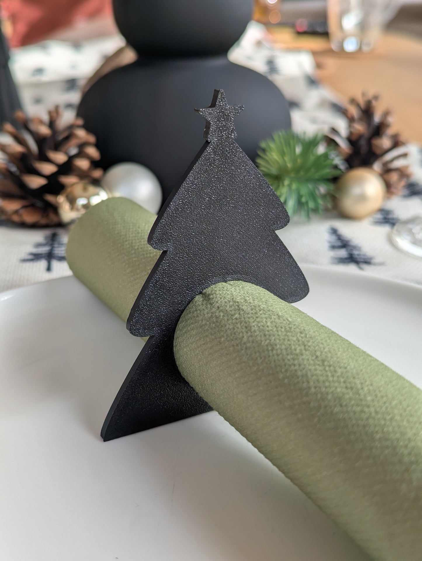 Serviettenring Weihnachten, Weihnachtsbaum Serviettenhalter