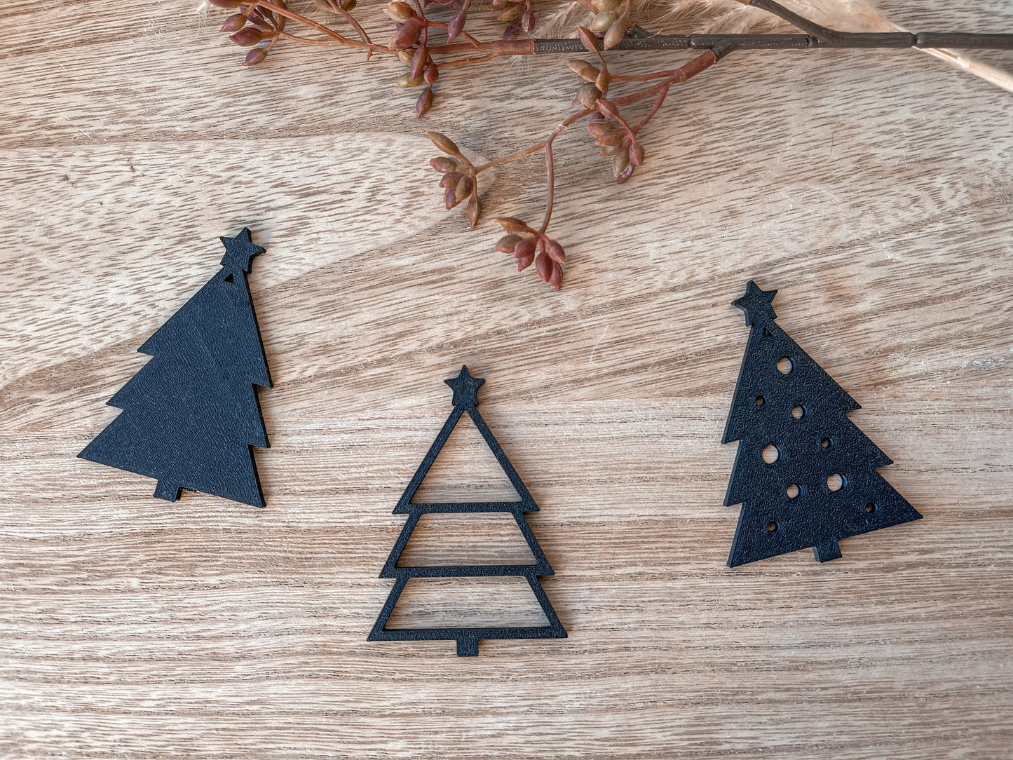 Weihnachtsbaum Anhänger, Christbaumschmuck 6er Set