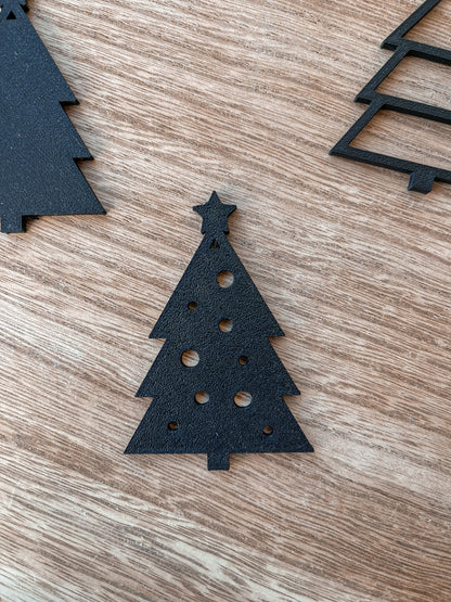 Weihnachtsbaum Anhänger, Christbaumschmuck 6er Set
