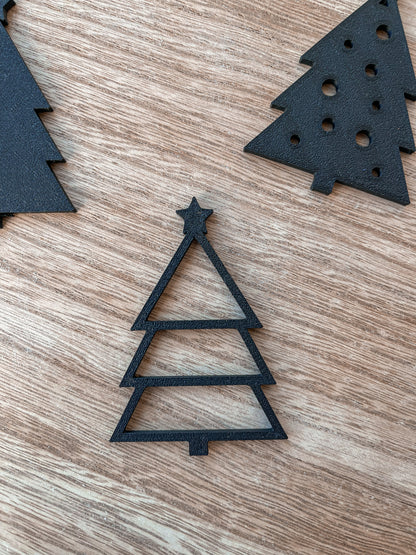 Weihnachtsbaum Anhänger, Christbaumschmuck 6er Set
