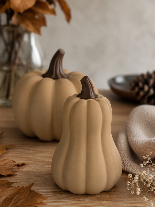Herbstdeko Kürbis, Deko Kürbis modern, Deko Kürbis Set
