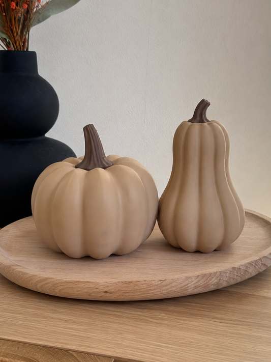 Herbstdeko Kürbis, Deko Kürbis modern, Deko Kürbis Set