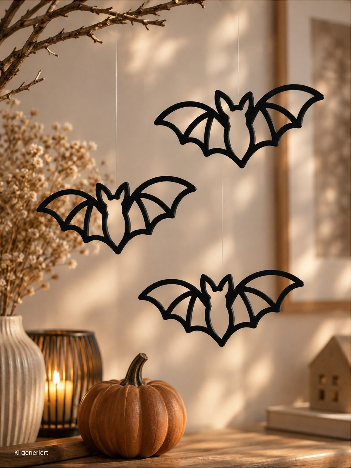 Fledermaus Anhänger, Halloween Deko