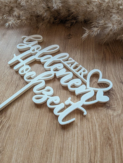 Cake Topper Goldene Hochzeit 50 Jahre Ehe