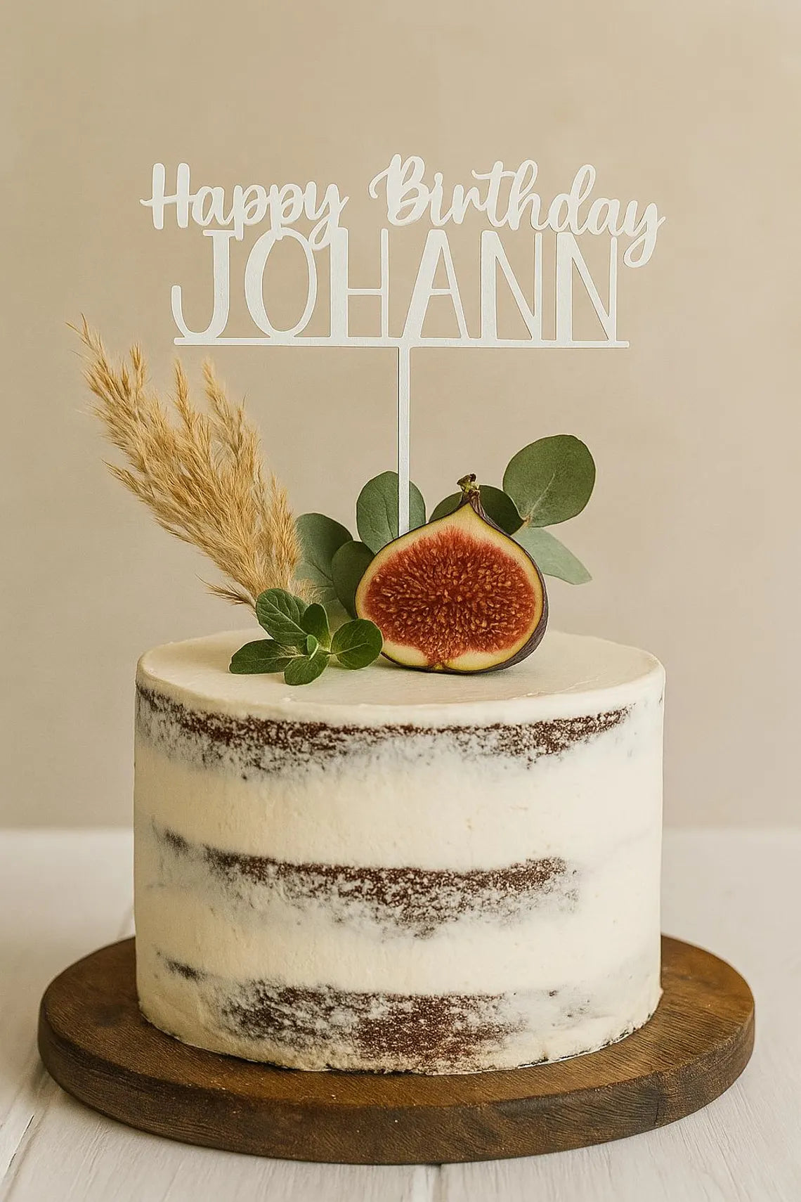 Cake Topper Happy Birthday personalisiert mit Name