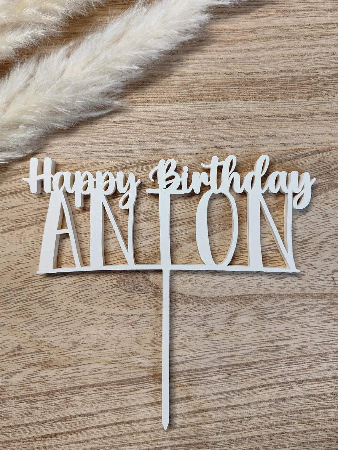Cake Topper Happy Birthday personalisiert mit Name