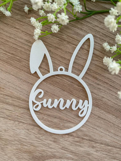 Osteranhänger mit Namen personalisiert