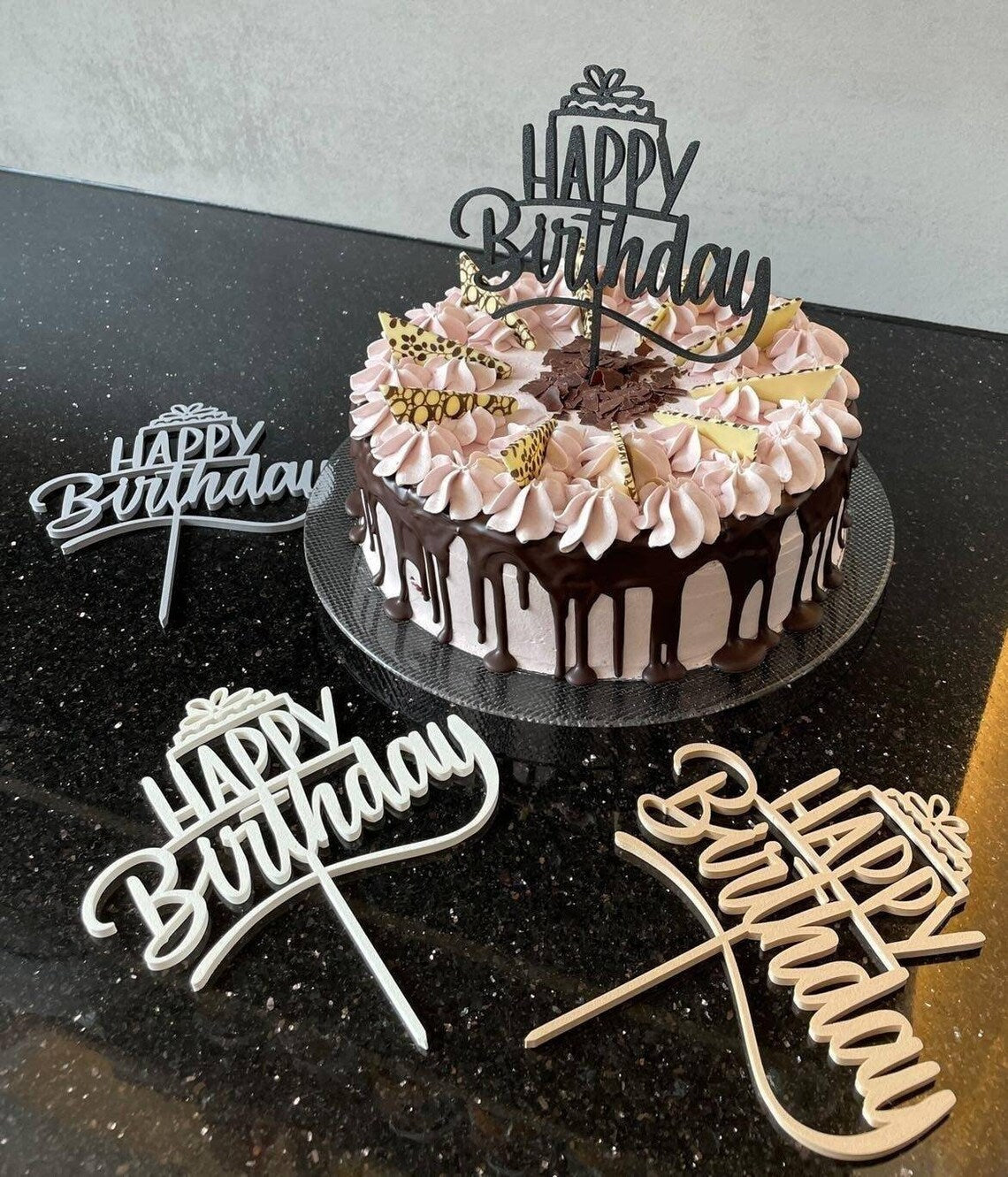 Caketopper Geburtstag Happy Birthday