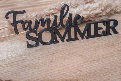 Namensschild, Dekoschild personalisiert mit Name