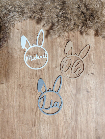 Osteranhänger mit Namen personalisiert