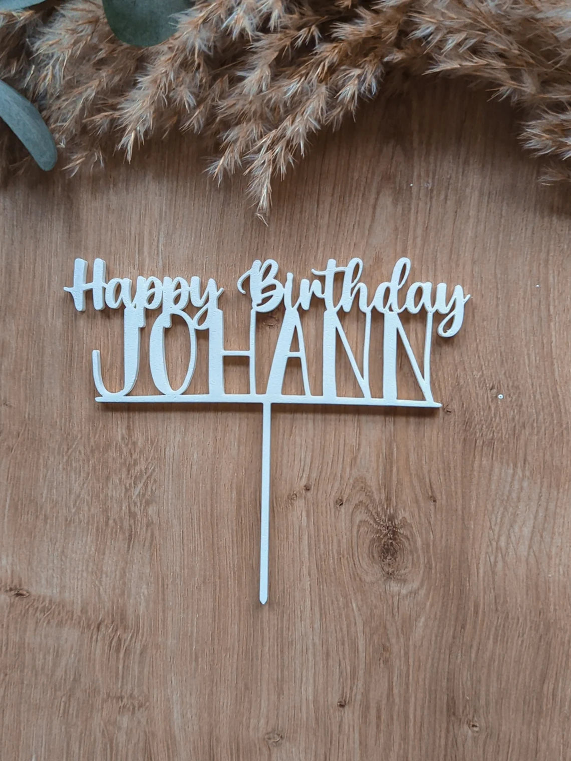Cake Topper Happy Birthday personalisiert mit Name