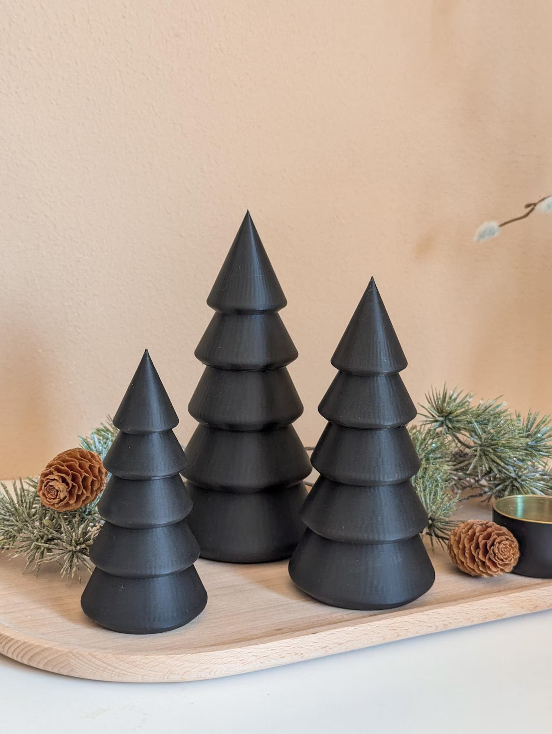 Deko Tannenbaum Set - glatt