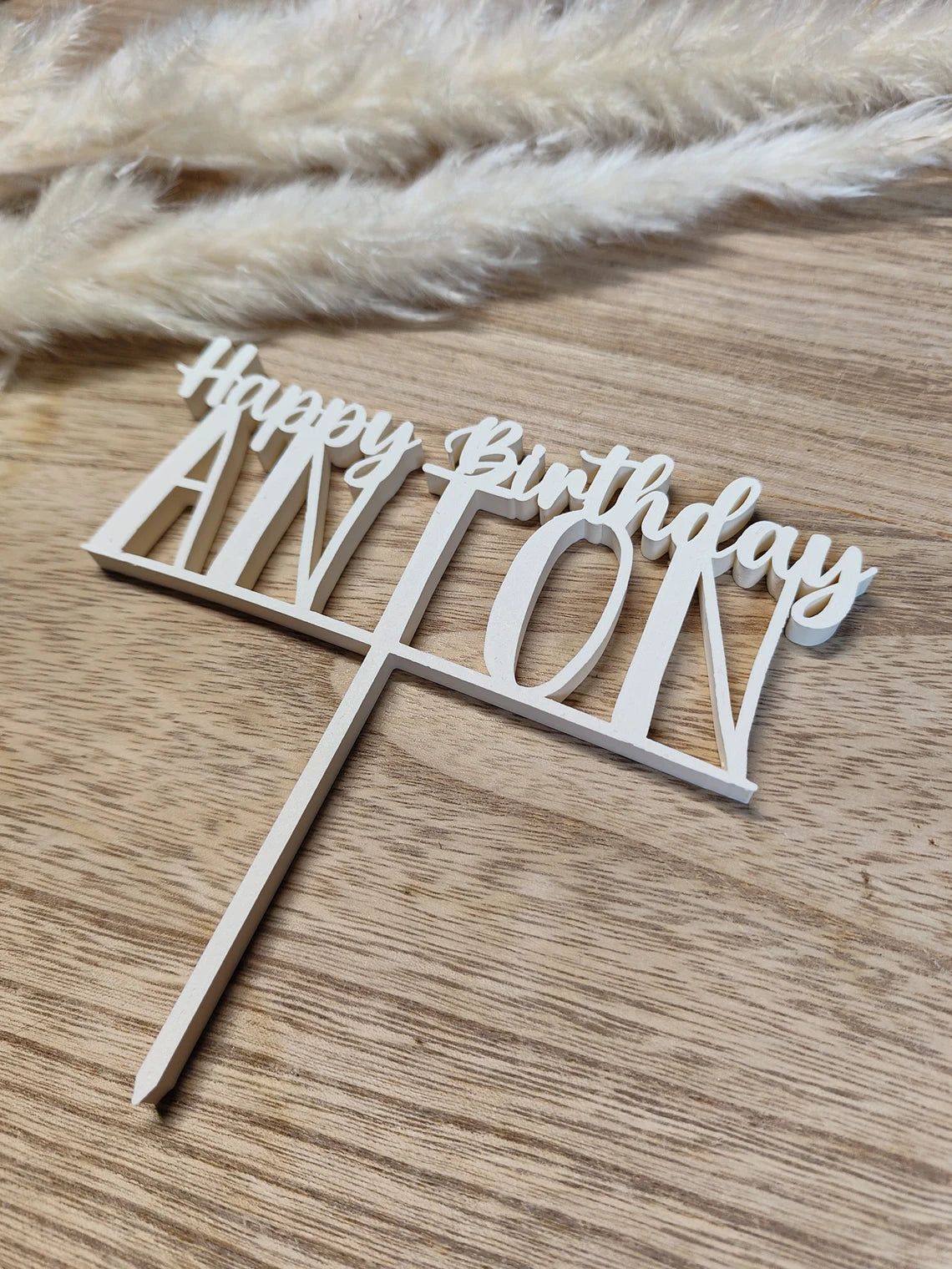 Cake Topper Happy Birthday personalisiert mit Name