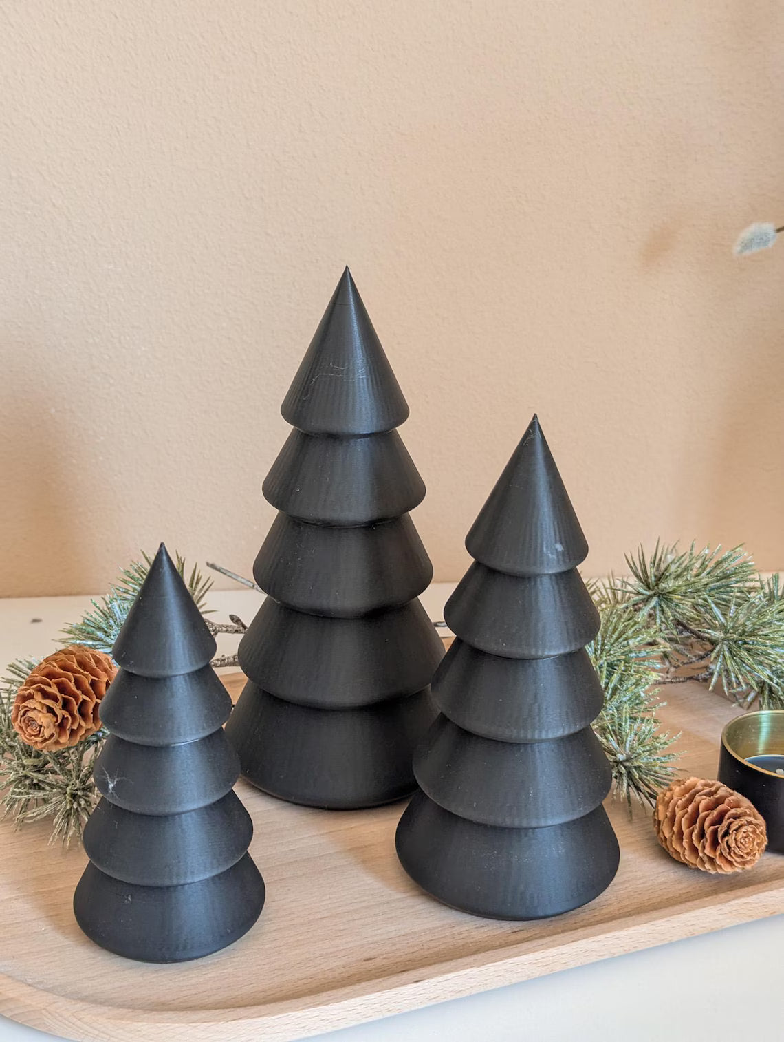 Deko Tannenbaum Set - glatt