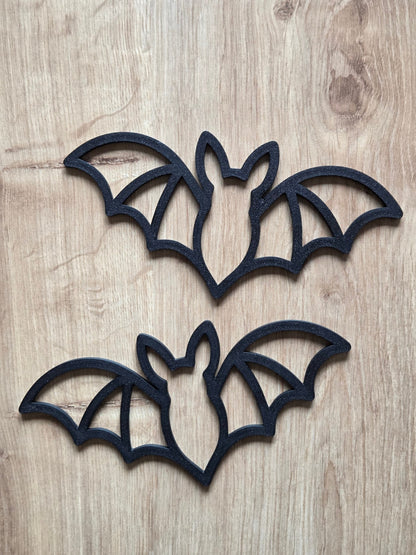 schwarze fledermäuse 3d gedruckt