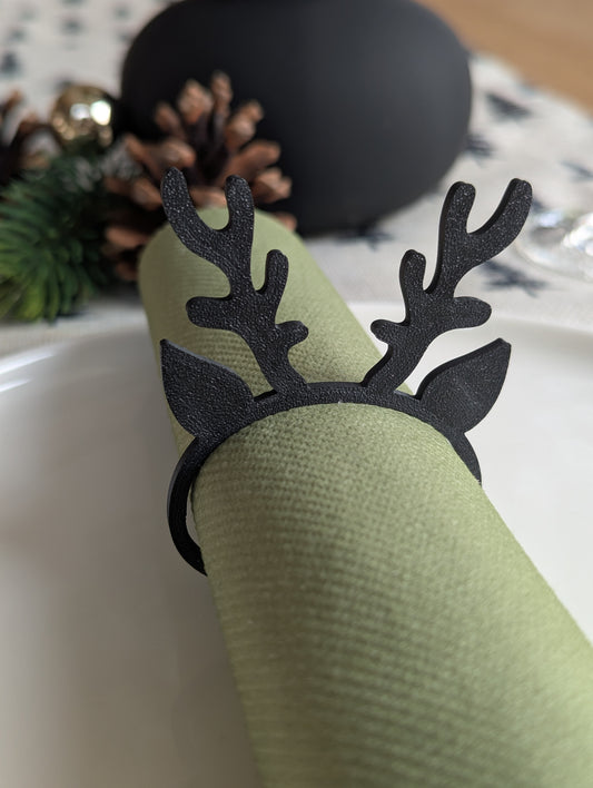 Serviettenring Weihnachten Rentier, Serviettenhalter Rudolph