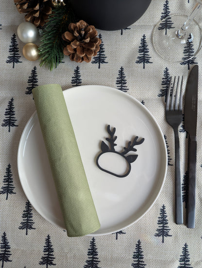 Serviettenring Weihnachten Rentier, Serviettenhalter Rudolph