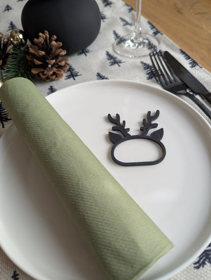 Serviettenring Weihnachten Rentier, Serviettenhalter Rudolph