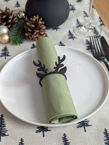 Serviettenring Weihnachten Rentier, Serviettenhalter Rudolph